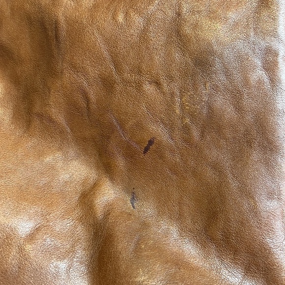 Michael Kors authentic leather studded large cognac satchel! - Picture 4 of 8